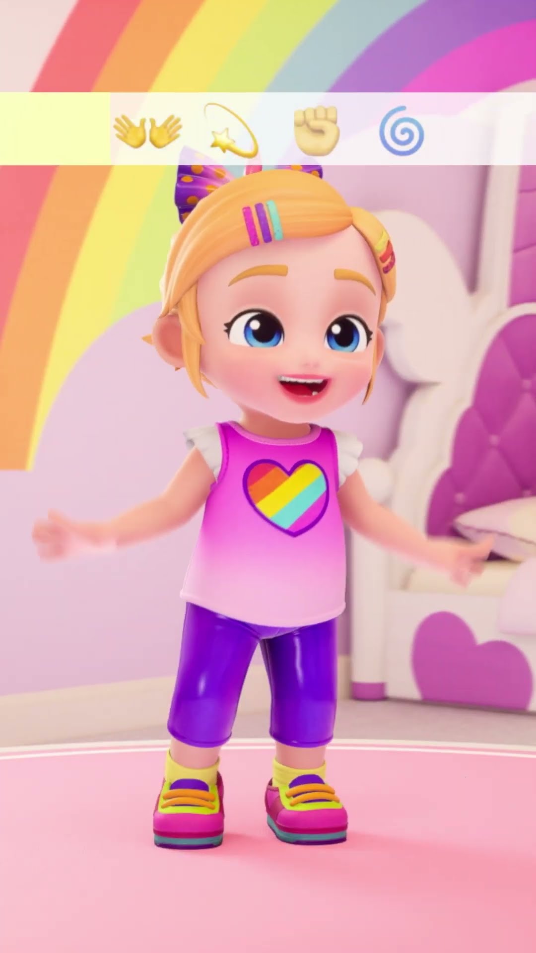??A Bailar como un Unicornio Arcoíris #bebefinn #shorts